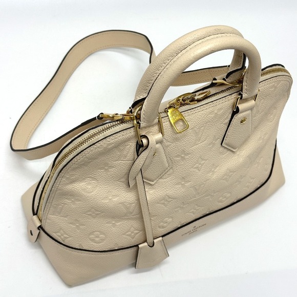 Louis Vuitton Monogram Implant Neo Alma PM Handbag Tourtrell Creme - Picture 5 of 8